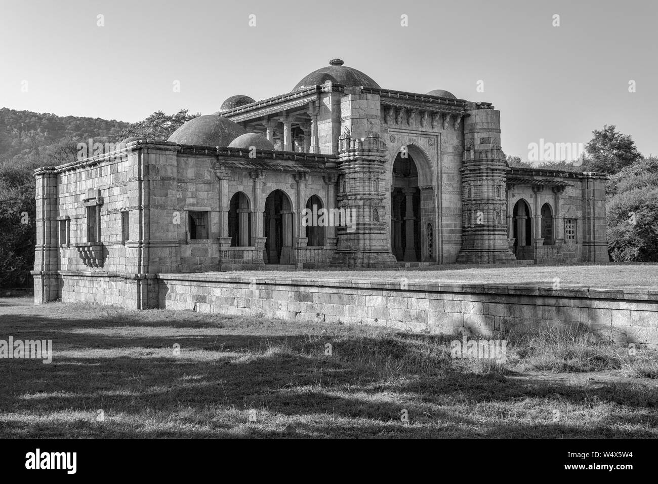 Champaner , Pavagadh , Gujarat , Inde-décembre 07, 2014-UNE vue de Nagina Masjid Banque D'Images