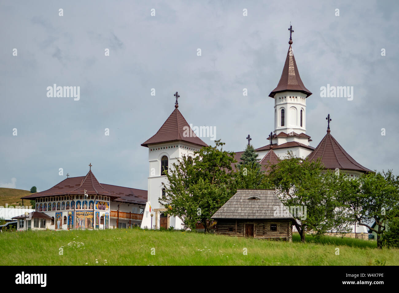 Nouveau Monastère, Humorlului, Roumanie Banque D'Images