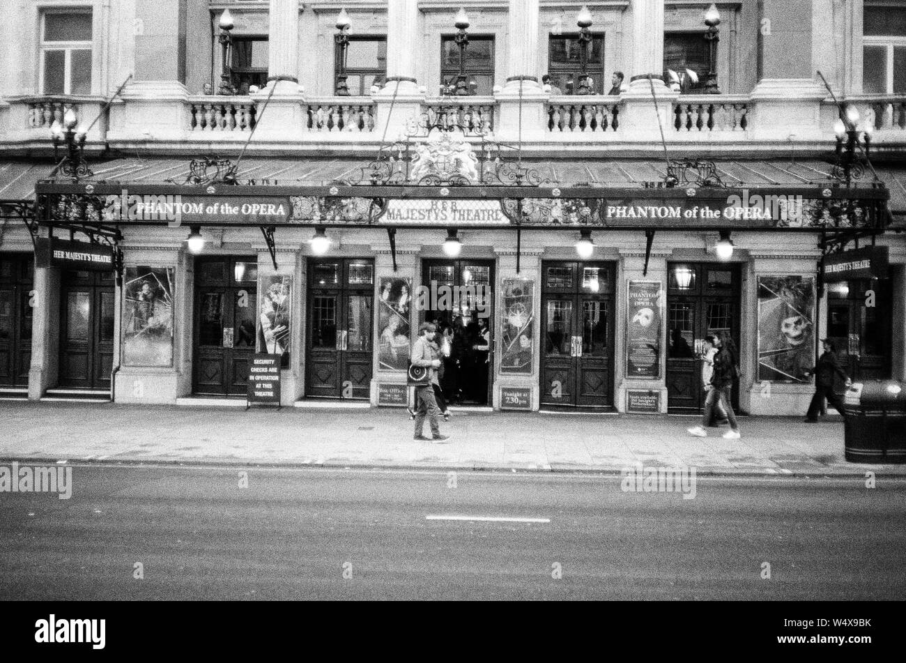 Her Majesty's Theatre, Londres, Angleterre, Royaume-Uni. Banque D'Images