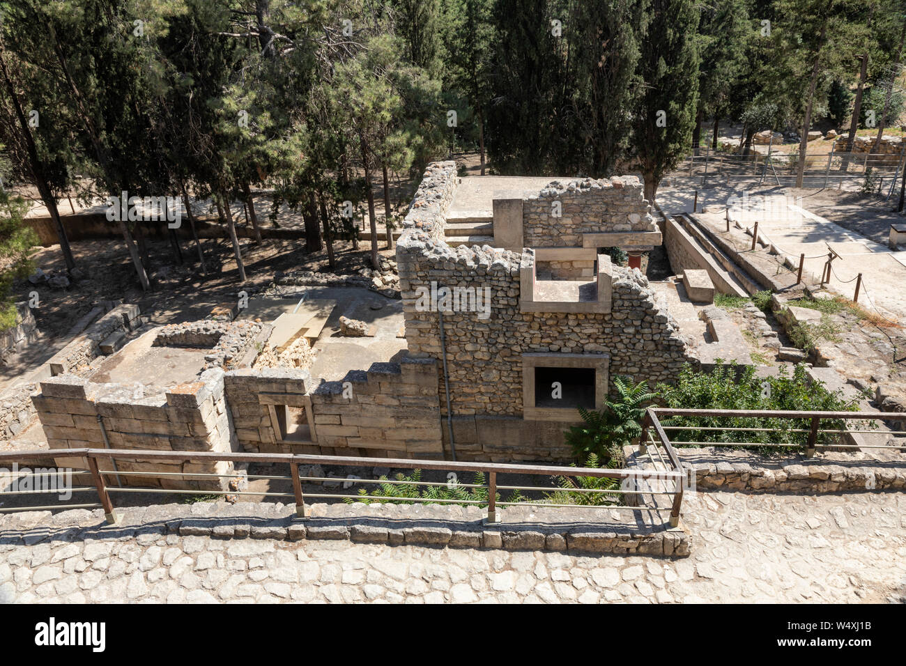 Le Palais de Knossos Site Archéologique, Crète, Grèce Banque D'Images