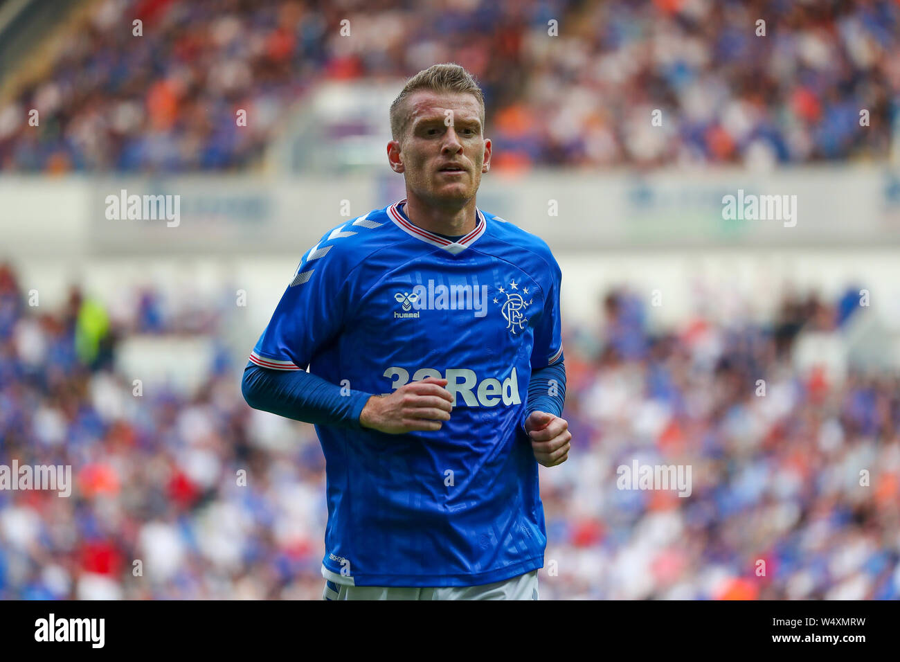 Glasgow, Royaume-Uni 25 Juillet 2019. Glasgow Rangers a joué contre Progrès Niederkorn football club de Luxembourg au 2ème tour de la compétition de football Ligue Europa. Credit : Findlay/Alamy Live News Banque D'Images