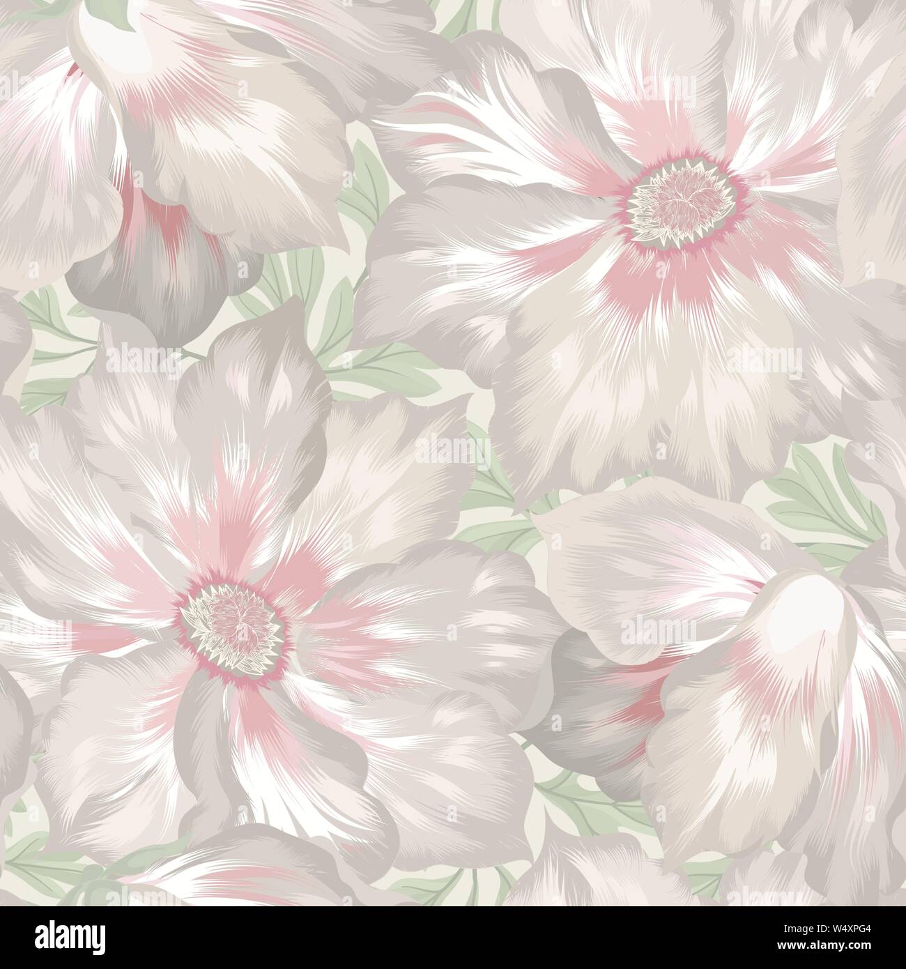 Transparente Floral pattern. Fond de fleurs. Seamless texture floral avec des fleurs. Sol carrelé épanouir wallpaper Illustration de Vecteur