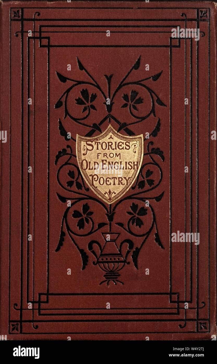 Cover-Stories Old English poetry-1899-0001. Banque D'Images