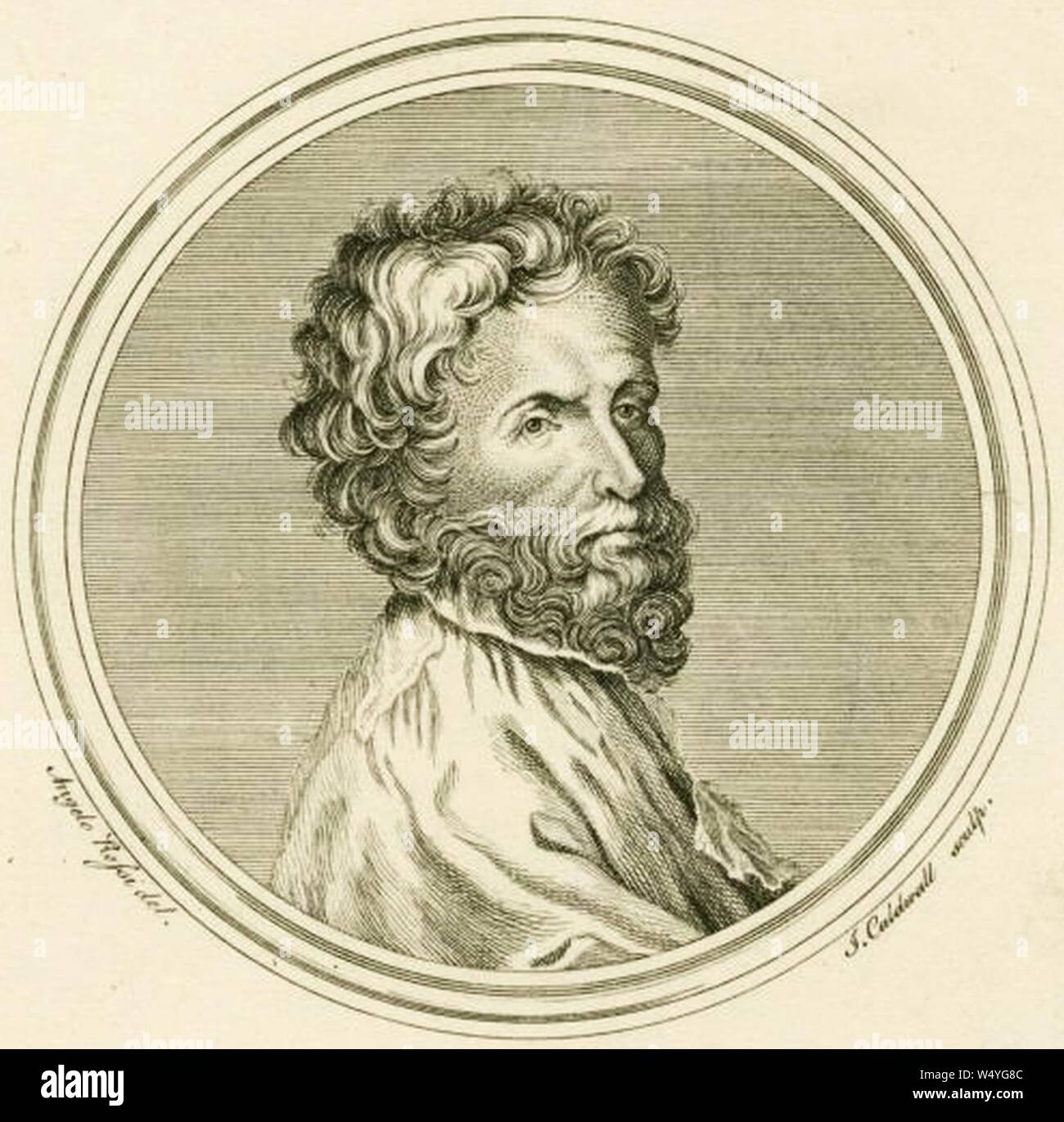 Cristóbal de Morales de James Caldwall. Banque D'Images