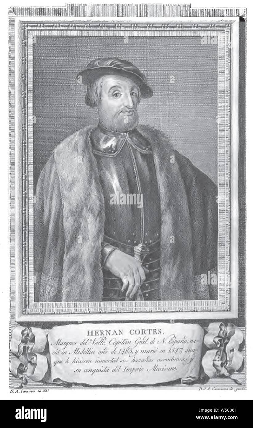 Hernán Cortés 1. Banque D'Images