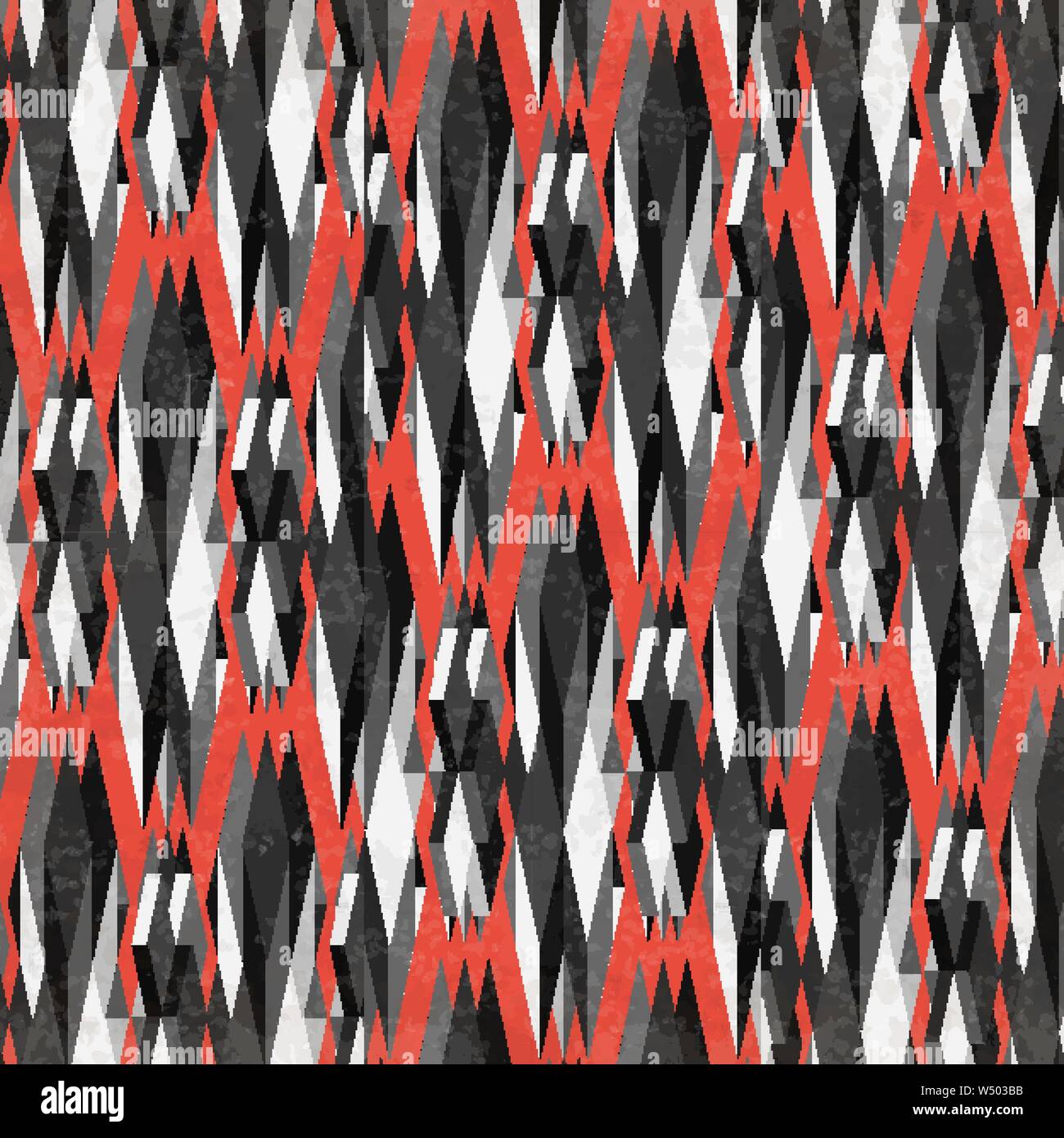 Polygones sombre sur un fond rouge effet grunge vector illustration Illustration de Vecteur