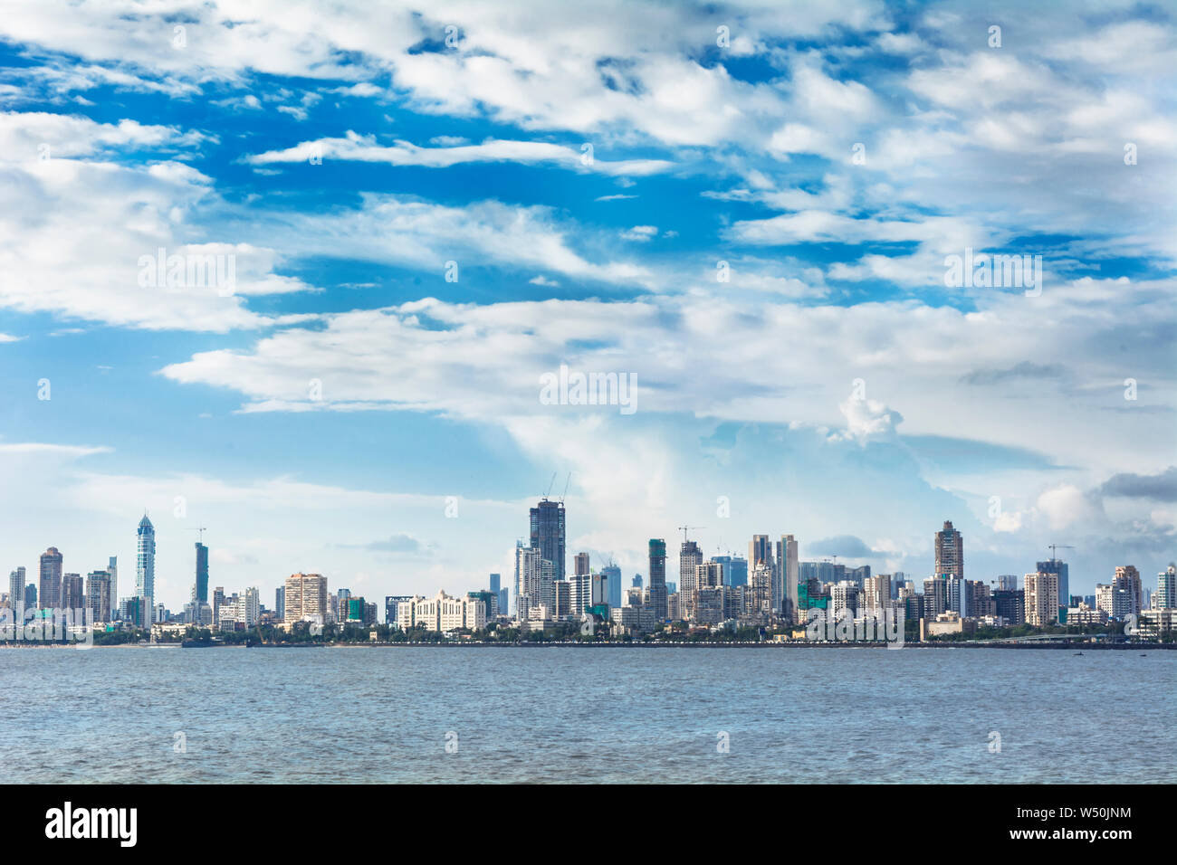 Skyscraper Marine drive,Mumbai Maharashtra,Indian,22 juillet 2019. Banque D'Images