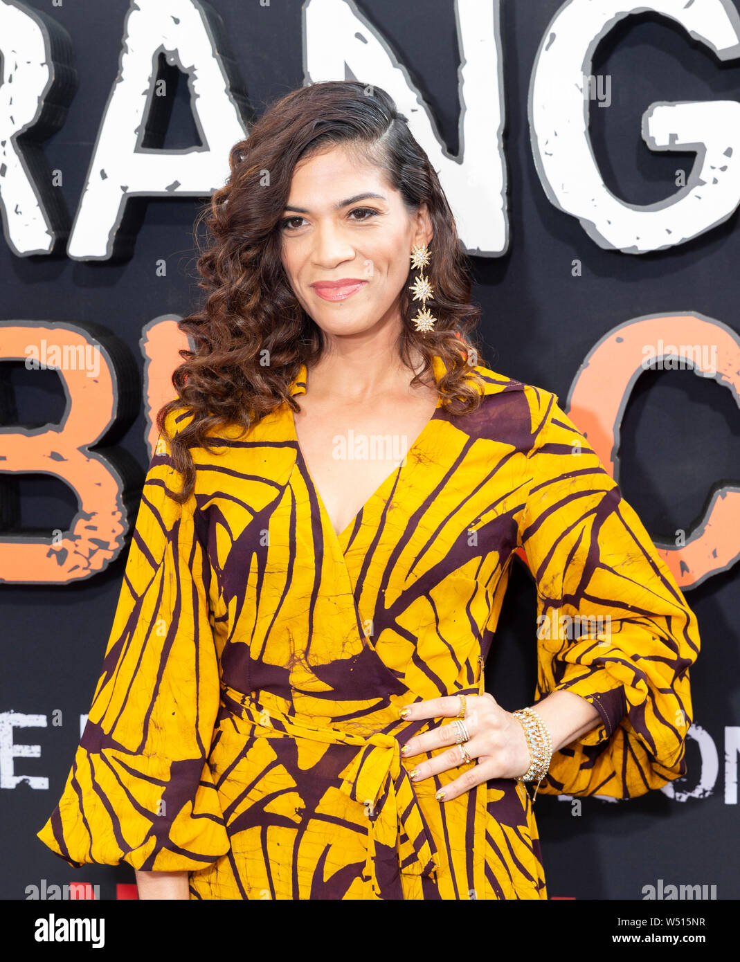 New York, NY - 25 juillet 2019 : Laura Gomez participe à 'Orange est le nouveau noir' saison finale première mondiale au Alice Tully Hall du Lincoln Center Banque D'Images