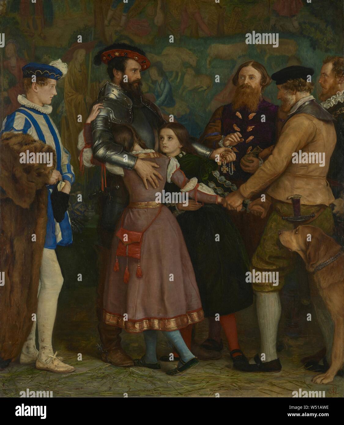 La Rançon, John Everett Millais (anglais, 1829 - 1896), 1860-1862, huile sur toile, 134 × 115,9 cm (52 3/4 x 45 5/8 po Banque D'Images