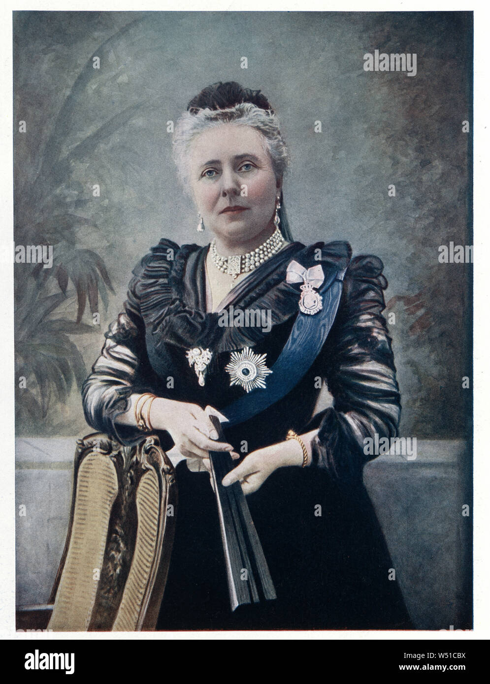 Victoria, princesse royale, a été l'Impératrice allemande et Reine de Prusse par mariage à l'empereur allemand Frédéric III. Elle était l'aîné des enfants de la reine Victoria du Royaume-Uni et du Prince Albert de Saxe-cobourg et Gotha, et a été créé en 1841, la Princesse Royale. Banque D'Images