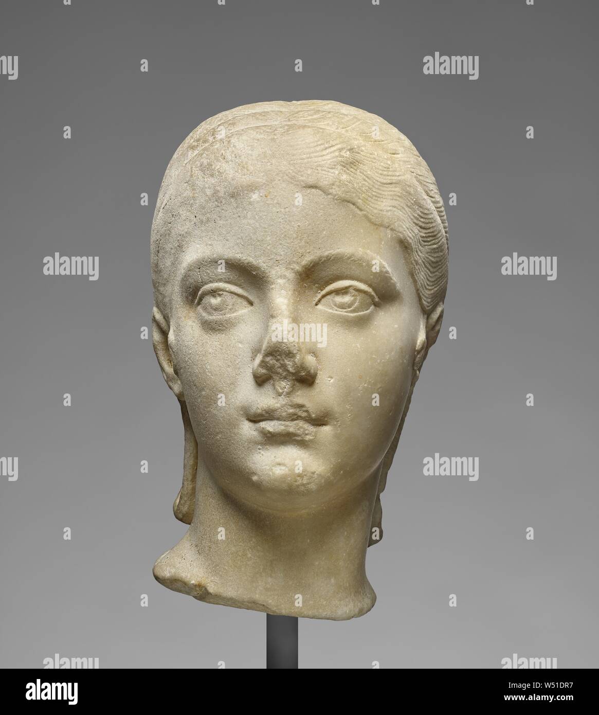 Portrait Chef de Plautilla, Inconnu, Empire romain, 200 - 205, EN, à grain fin, 30,5 × 18 × 22 × 12 cm (7 1/16 x 8 11/16 in Banque D'Images