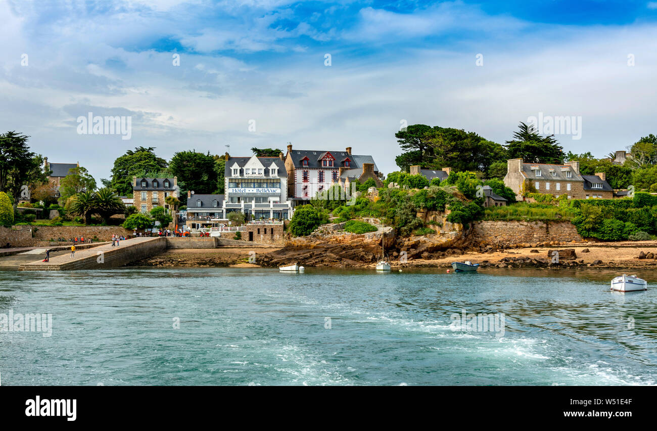 Ile de Brehat, Port Clos, département des Côtes-d'Armor, Bretagne, France Banque D'Images