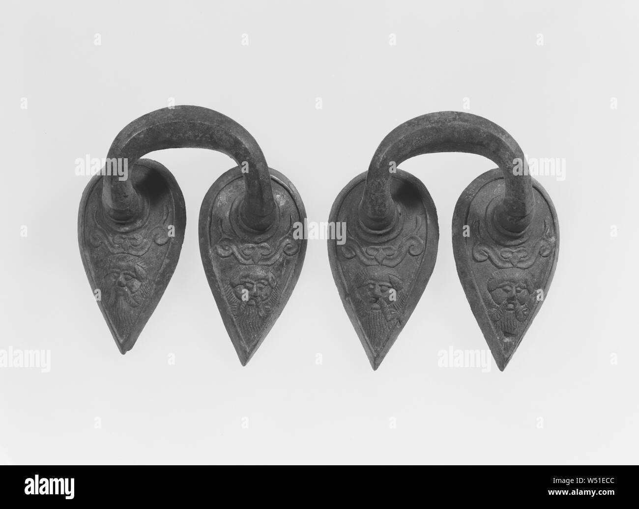 STAMNOS poignées (2), fin du Ve siècle avant J.-C. Banque D'Images