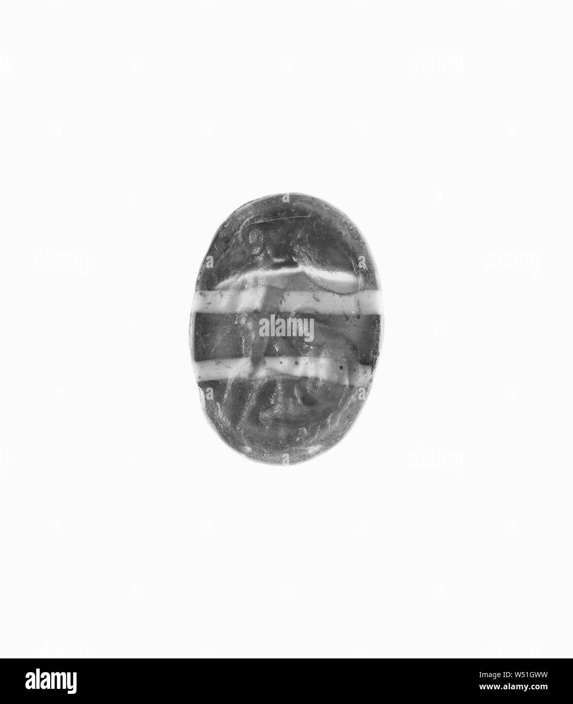 Gem Distribution, Inconnu, seconde moitié du Ier siècle avant J.-C., verre, 1,3 × 0,9 × 0,2 cm (1/2 × 3/8 × 1/16 in Banque D'Images