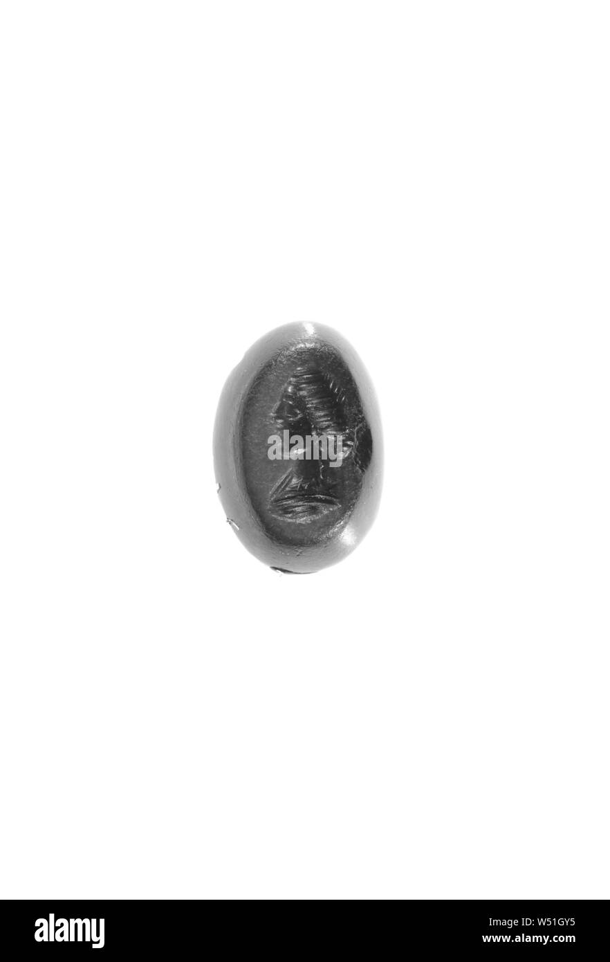 Bijou gravé, Inconnu, mi-2e siècle, Nicolo, 0,9 × 0,6 × 0,2 cm (3/8 × 1/4 × 1/16 in Banque D'Images