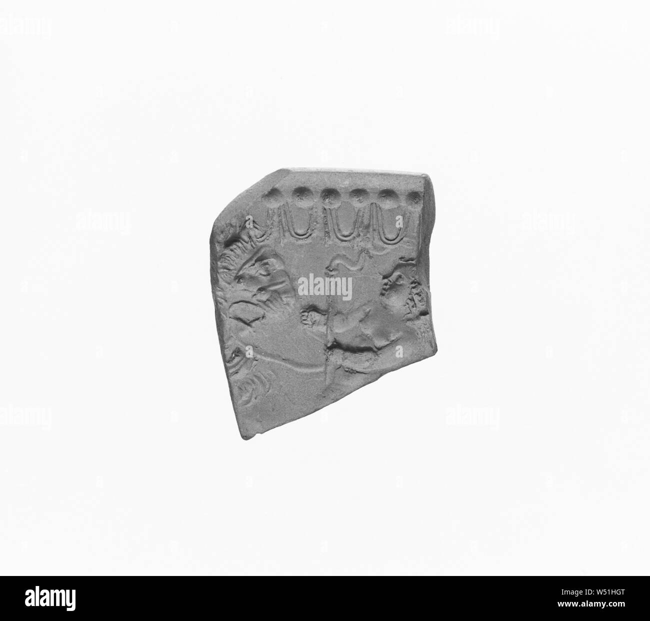 Bol Arretine Fragment de moule, Inconnu, Empire romain, s.d., terre cuite, 6,3 cm (2 1/2 po Banque D'Images