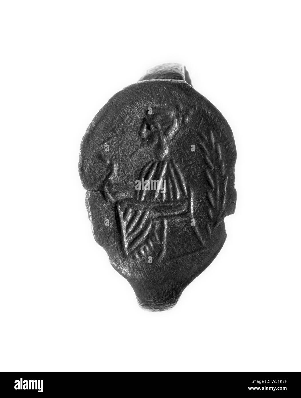 Sonnerie, Inconnu, Sicile, Italie, 4ème siècle avant J.-C., l'argent, 1,6 × 1,3 cm (5/8 × 1/2 po Banque D'Images