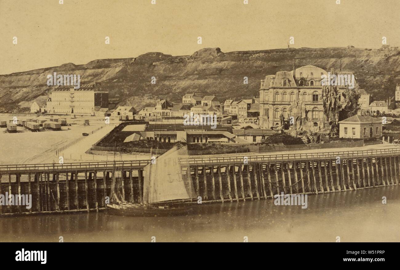 Casino de Boulogne-sur-mer, pas de bouilloire, France, Boulogne-sur-Mer,  France, vers 1863 - 1875, à l'albumine argentique, 19,2 × 14,8 cm (7 9/16 x  5 13/16 in Photo Stock - Alamy