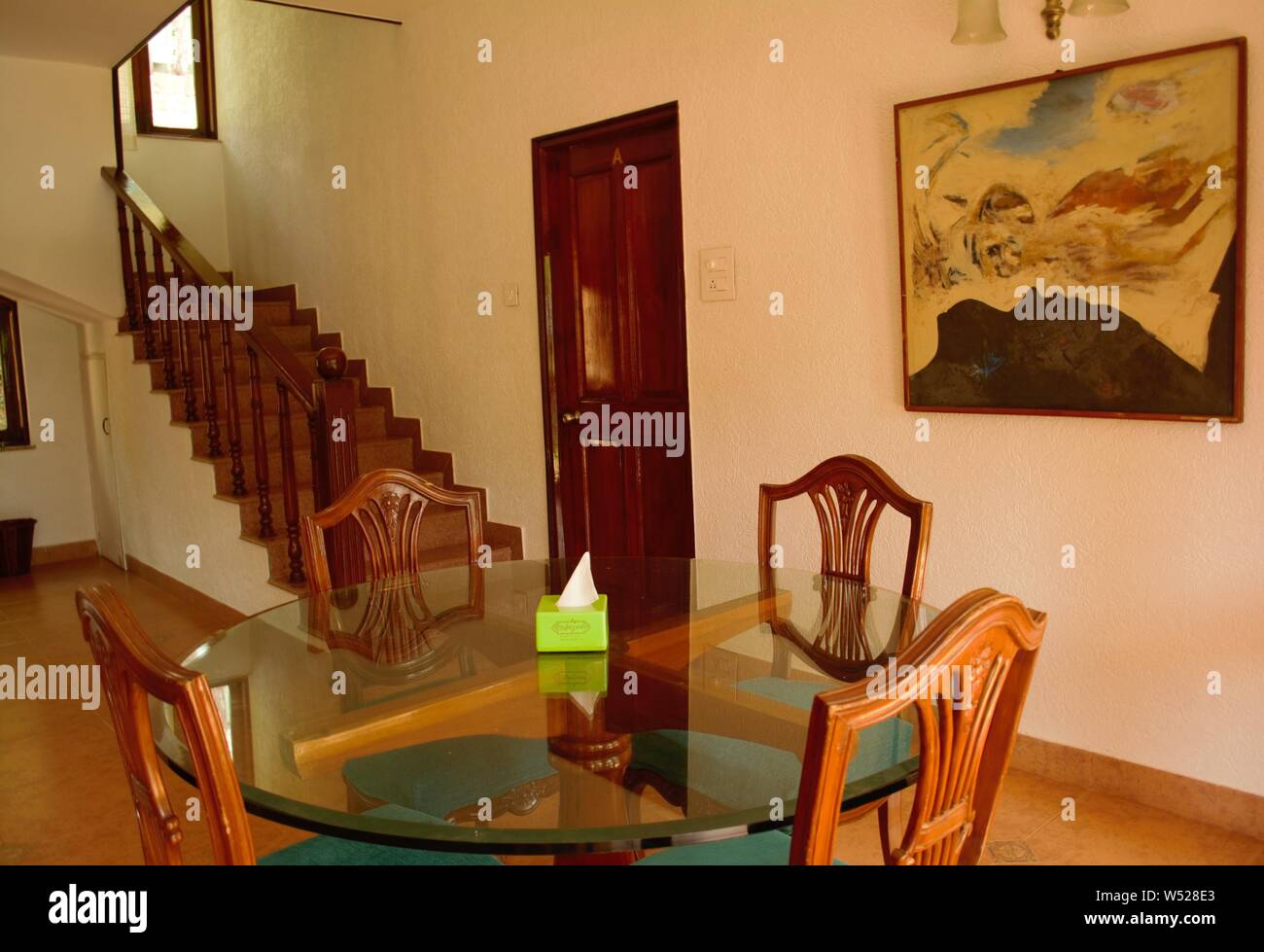 Les intérieurs de luxe spacieuse villa de vacances Banque D'Images