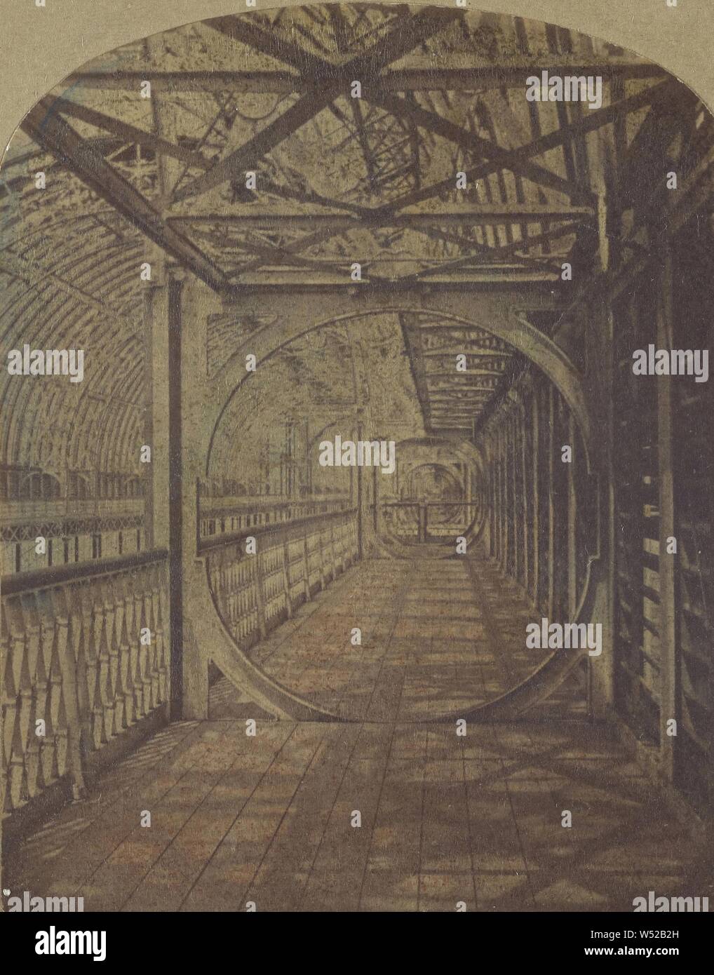 Le télescope Gallery., Thomas Richard Williams (anglais, 1825 - 1871), les années 1860, à l'albumine argentique Banque D'Images