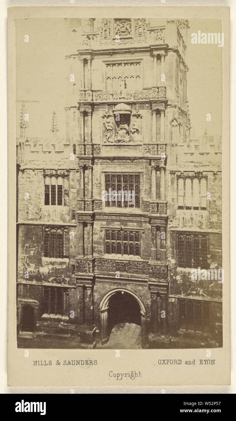 Tour de l'école - 5 Styles d'architecture, Hills & Saunders (britannique, actif vers 1860 - 1920), 1865-1870, à l'albumine argentique Banque D'Images