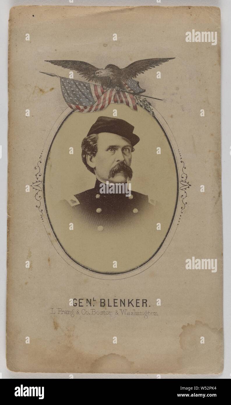 Général. Louis Ludwig Blenker Division allemande (mort en 1863), L. Prang & Co., 1861-1862, à l'albumine argentique Banque D'Images