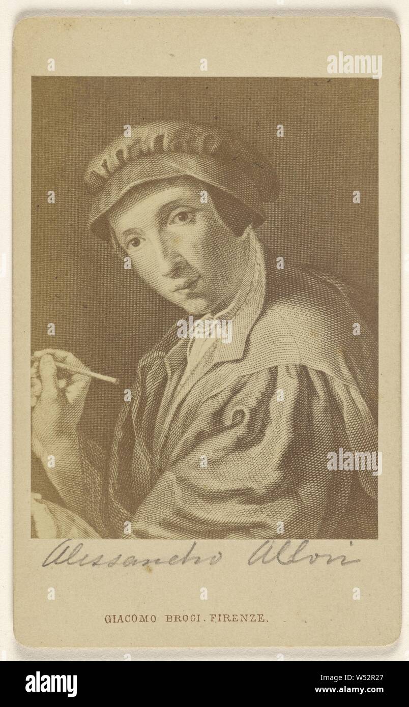 Alessandro Allori copie d'une gravure, Giacomo Brogi (Italien, 1822 - 1881), 1865-1870, à l'albumine argentique Banque D'Images