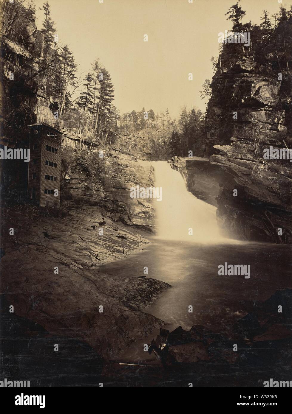 Tallulah Falls, New York. Tempestia., John K., 1843 (American Butteurs à - 1925), États-Unis, 1894, à l'albumine argentique, 32,9 × 24,6 cm (12 15/16 x 9 11/16 in Banque D'Images