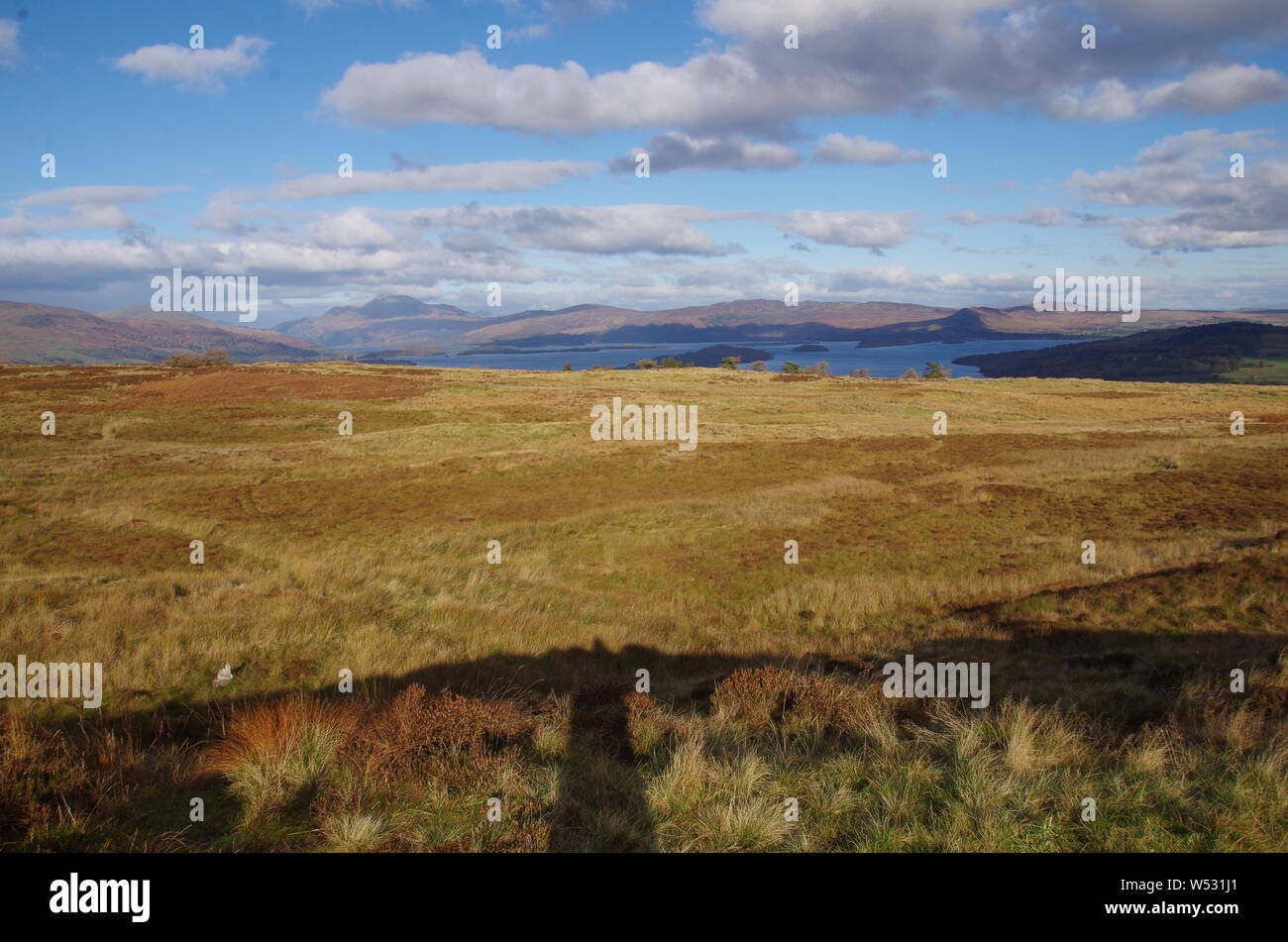 Le Loch Lomond et Cowal façon. La péninsule de Cowal. Highlands. L'Écosse. UK Banque D'Images