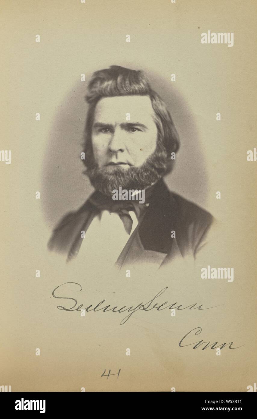 Sidney Dean, James Earle McClees (américain, 1821 - 1887), Julien Vannerson (américain, 1827 - après 1875), Washington, District of Columbia, United States, 1859, impression sur papier salé, 9,6 × 8 cm (3 3/4 x 3 1/8 in Banque D'Images