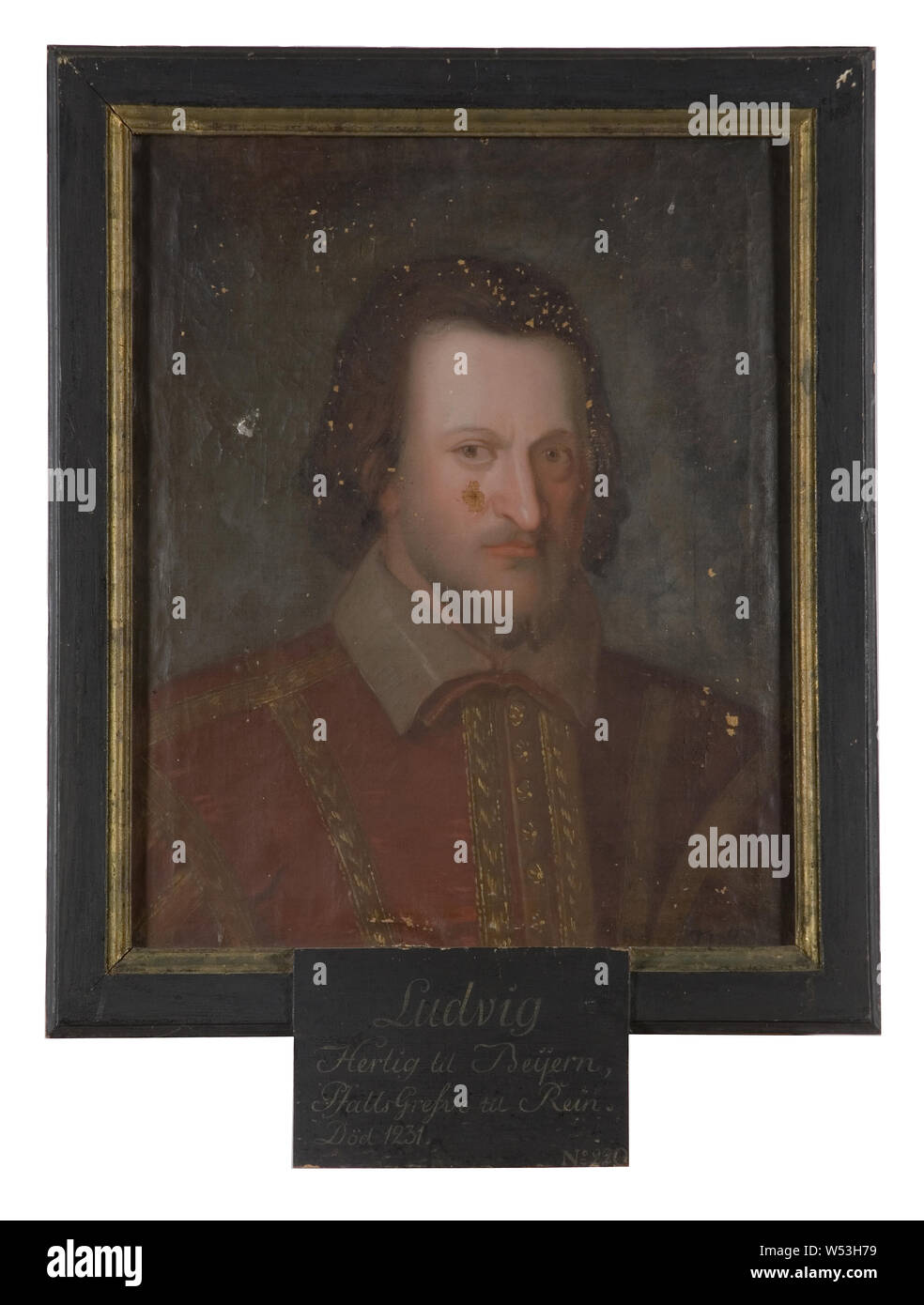 Ludvig I, Louis I, 1173-1231, duc de Bavière, Palatinat à Rehn, peinture, portrait, huile sur toile, hauteur, 55 cm (21,6 po), largeur, 49 cm (19,2 pouces Banque D'Images