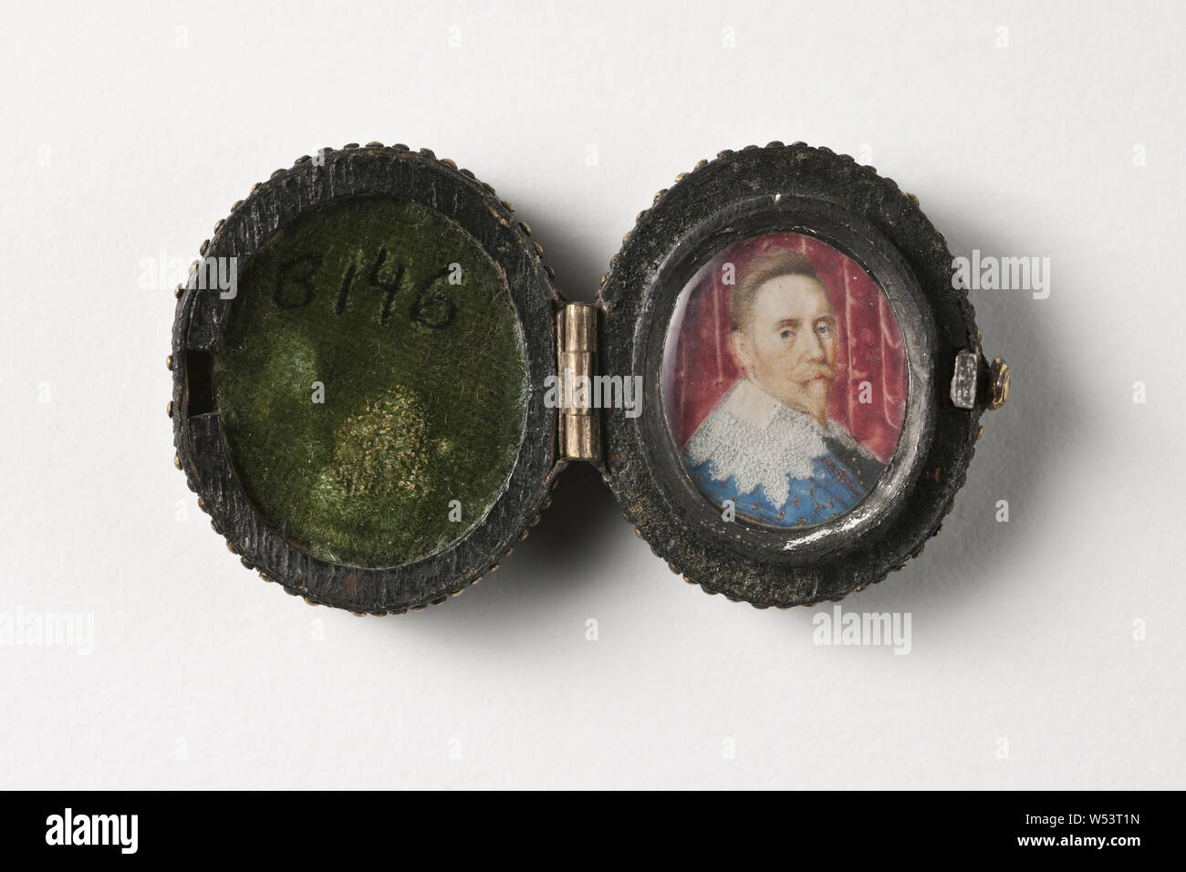 Alexander Cooper, le Roi Gustav II Adolf, Gustav II Adolf, peinture, Gustave II Adolphe de Suède, Aquarelle, hauteur, 0,7 cm (0,2 pouces), de largeur, de 0,5 cm (0,1 pouces), Signature, 'AC' Banque D'Images