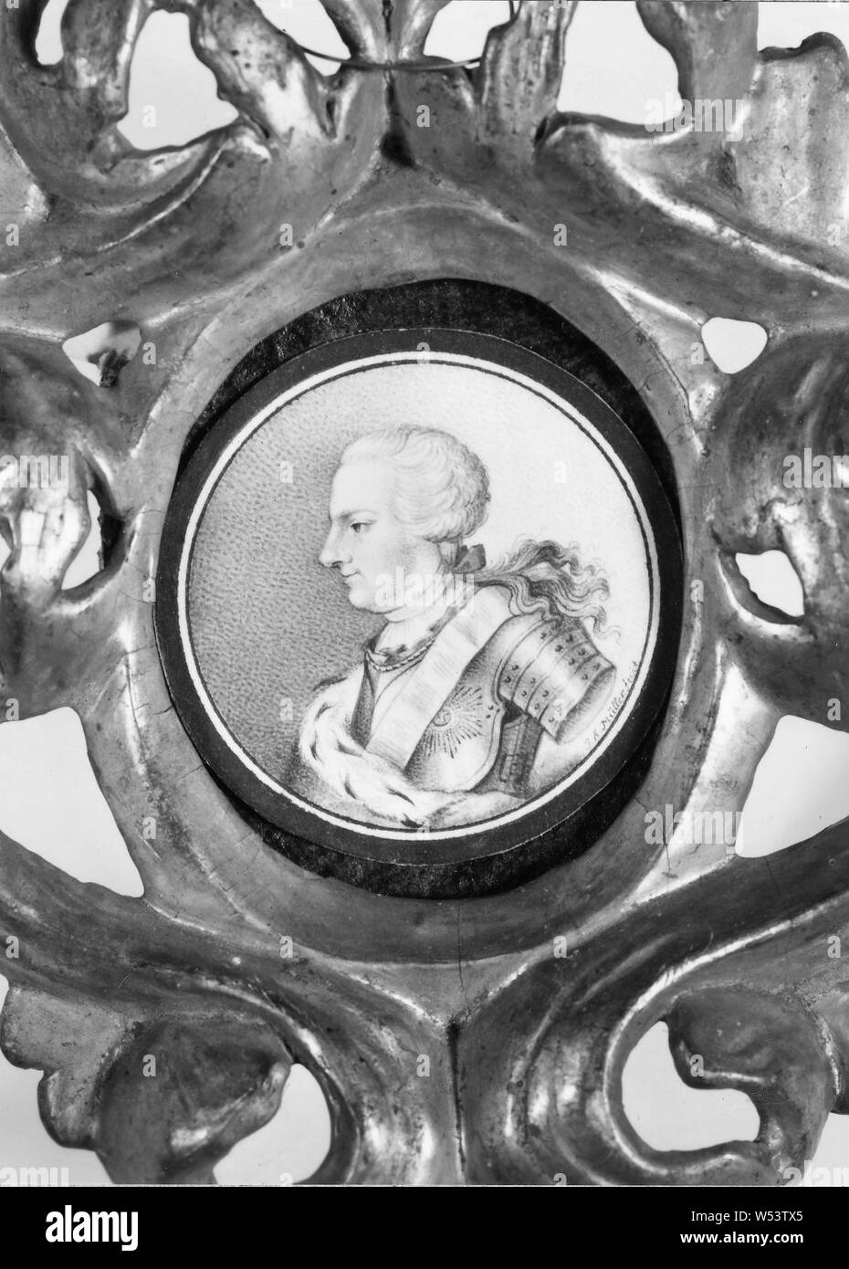 Johann Alexander Müller, Ferdinand II, Ferdinand Albrekt Albrecht II, 1680-1735, duc de Braunschweig-Wolffenbüttel, peinture, dessin stylo sur papier, signé, je UN Muller fecit Banque D'Images