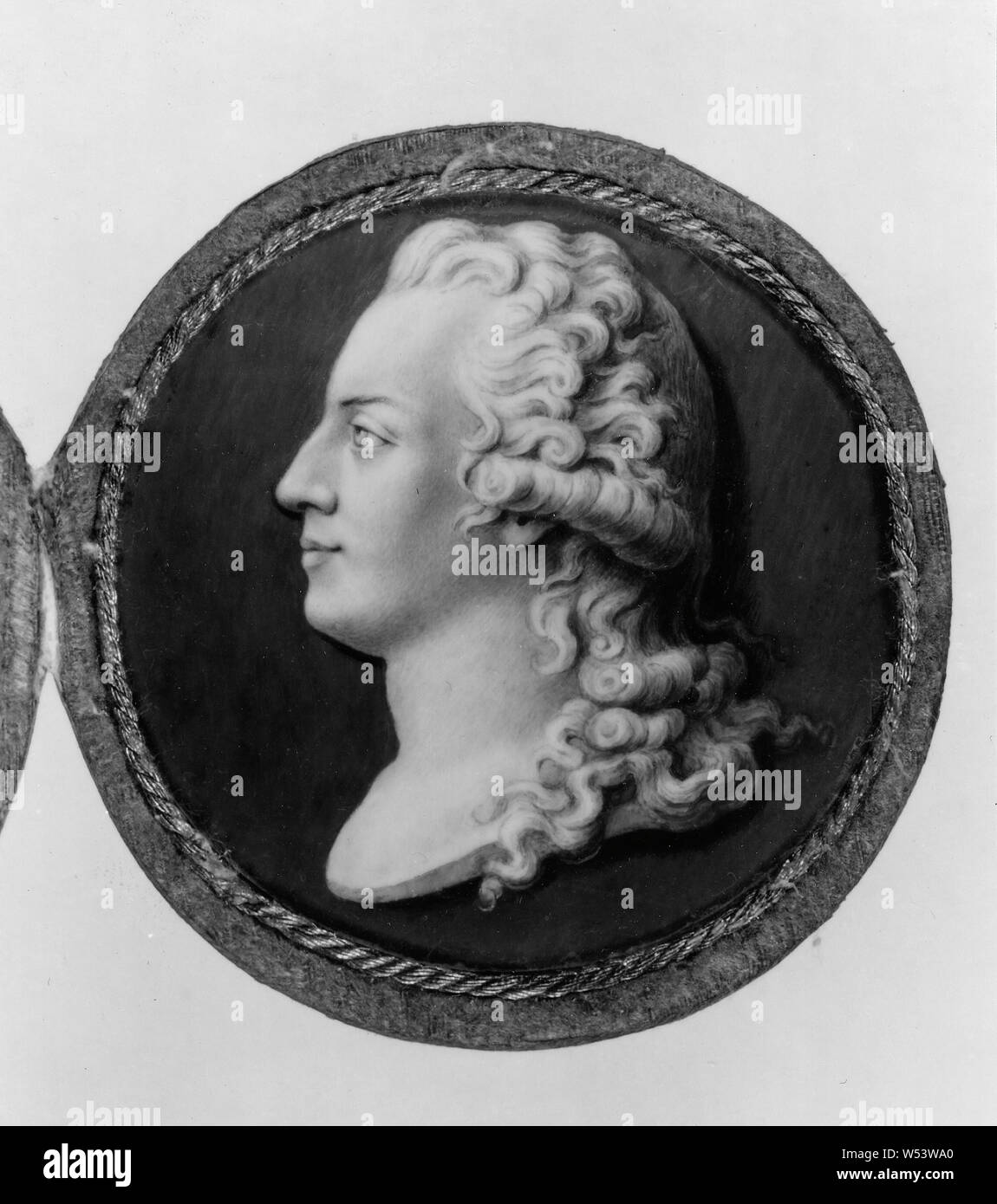 Anton Ulrik Berndes, Gustaf Adolf Reuterholm, peinture, gouache, hauteur, 7 cm (2,7 pouces) Banque D'Images