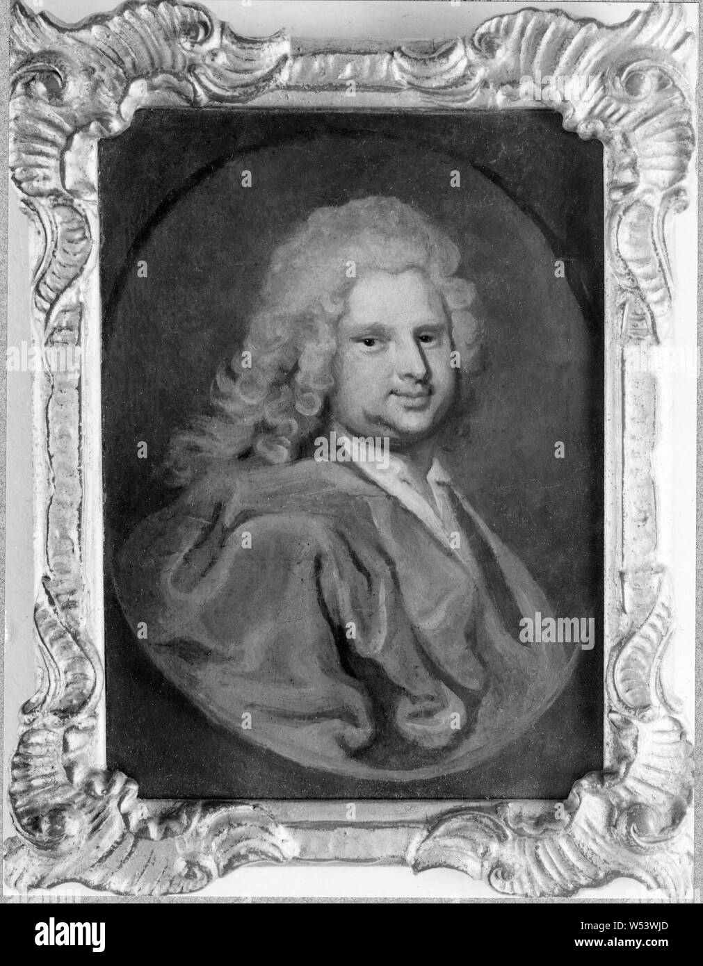 Georg Engelhard Schröder, Mårten Triewald, 1691-1747, peinture, portrait, huile, hauteur, 18 cm (7 pouces), de largeur, de 13 cm (5,1 pouces) Banque D'Images