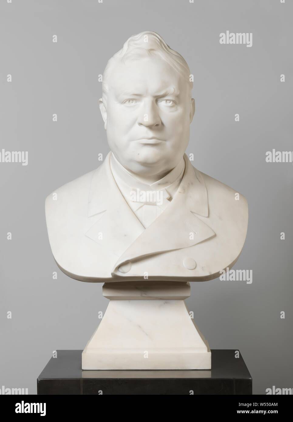 Buste de Frederik Hendrik Jansen (1819-1896), Bart van Hove, ch. En 1892, (rock), H 68 cm × 43 cm × w d 20 cm × w 52 kg Banque D'Images