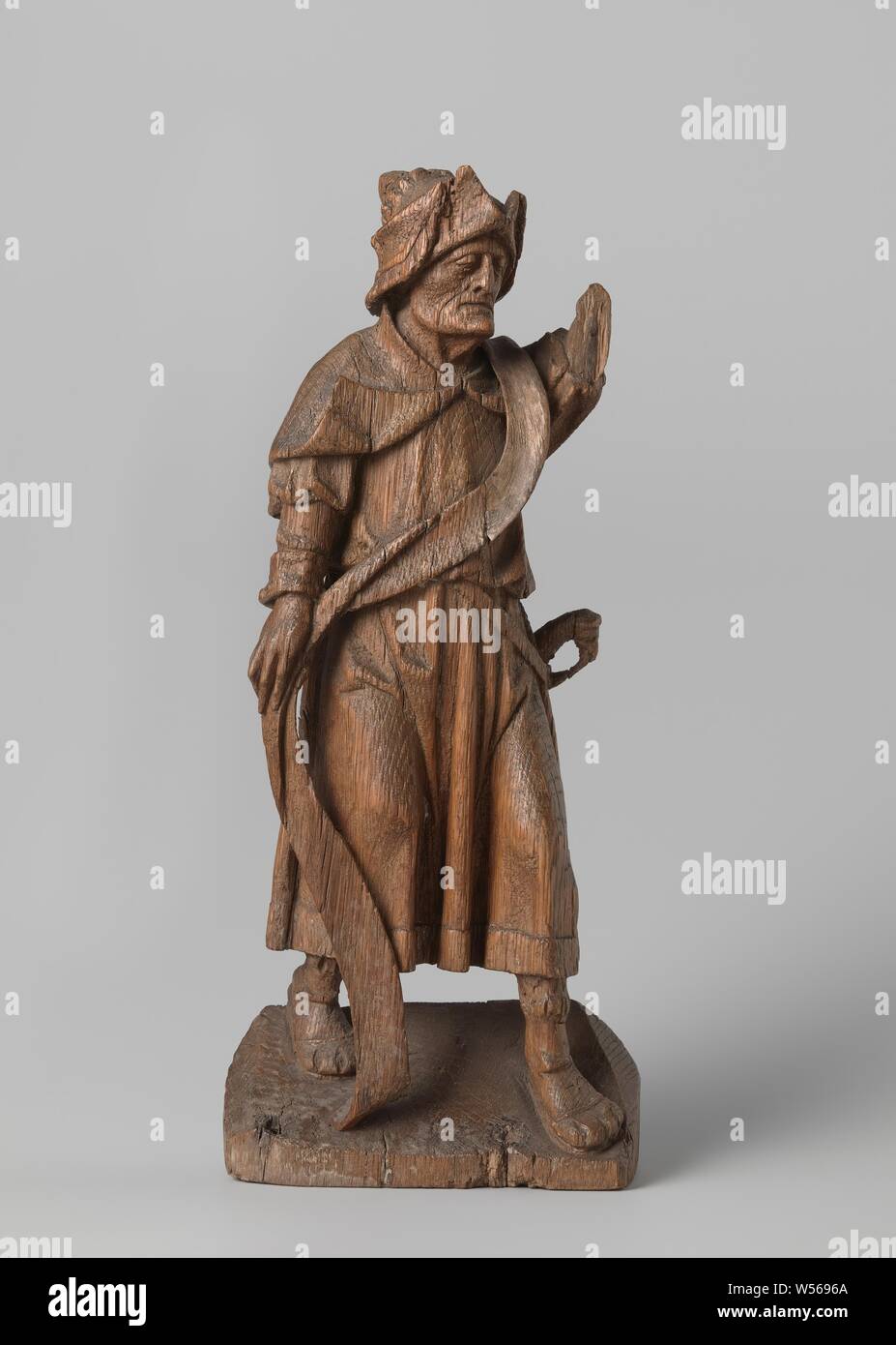 Statue en bronze tête de soldat 15 cm 