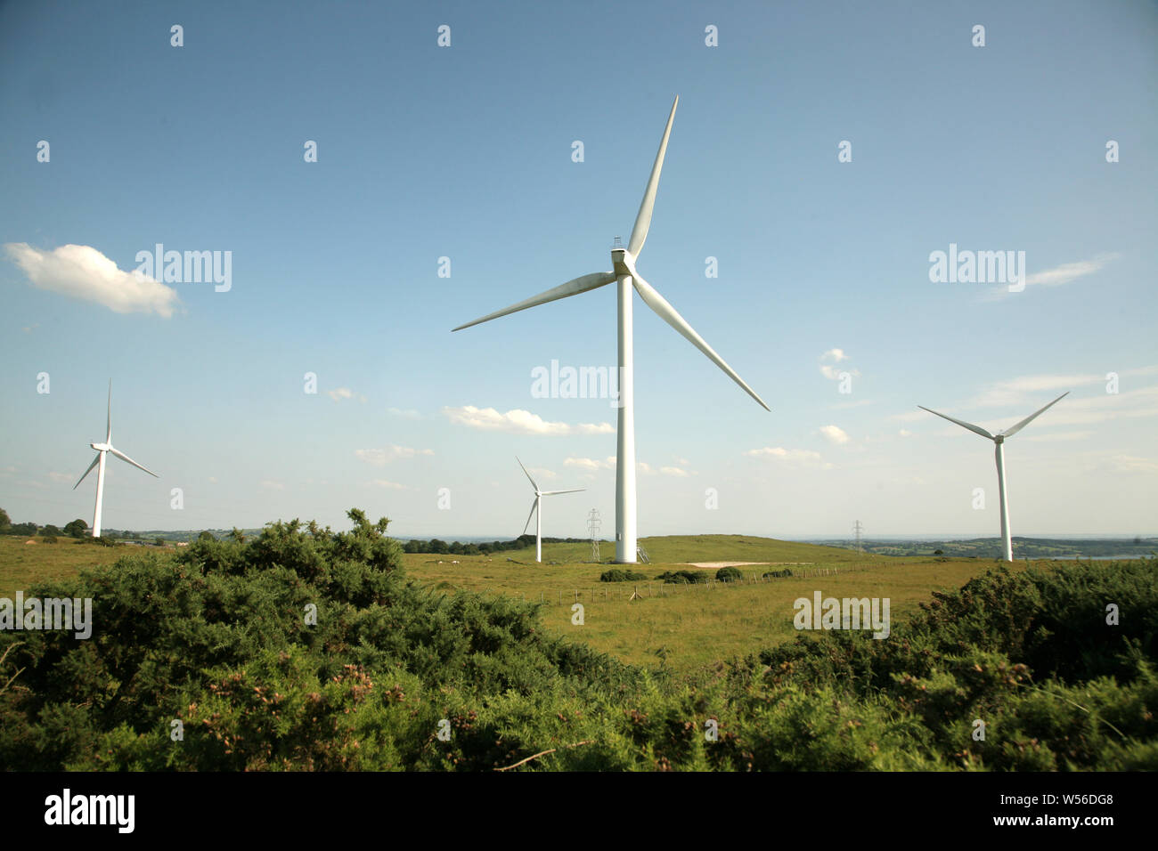 Eolienne, Longcliffe Derbyshire, Royaume-Uni Banque D'Images