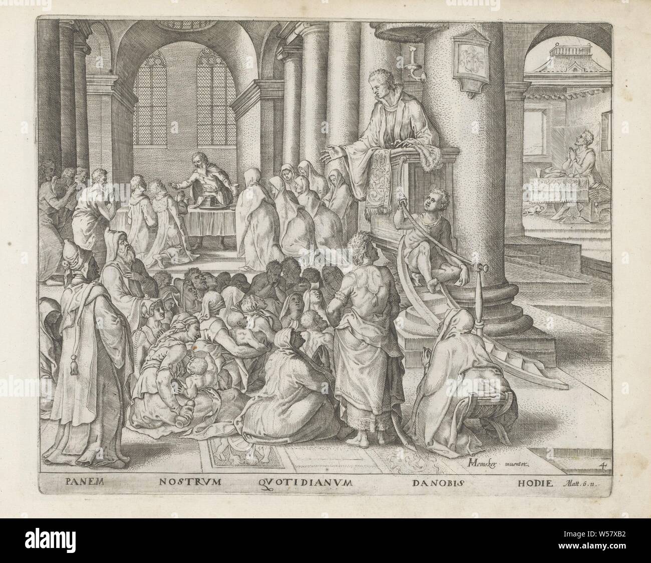 Donne-nous aujourd'hui le pain dont nous avons besoin du Père Onse (titre de la série) Notre Père (titre de la série) den grooten Figuer-Bibel (...) (titre de la série), Face à une église protestante. Au premier plan un prédicateur dans la chaire, la prédication à lui avant qu'un groupe de croyants à genoux. Dans l'arrière-plan le sacrement célébré comme avec les Protestants. Sur la droite une salle dans laquelle un homme prie pour son repas. Illustration d'une règle de la prière du Seigneur : Donne-nous aujourd'hui le pain dont nous avons besoin. Sous la présentation de cette partie de la prière du Seigneur en Amérique et une référence à la Bible texte en mat. 6:11. C'est d'impression Banque D'Images Donne-nous aujourd'hui le pain dont nous avons besoin du Père Onse (titre de la série) Notre Père (titre de la série) den grooten Figuer-Bibel (...) (titre de la série), Face à une église protestante. Au premier plan un prédicateur dans la chaire, la prédication à lui avant qu'un groupe de croyants à genoux. Dans l'arrière-plan le sacrement célébré comme avec les Protestants. Sur la droite une salle dans laquelle un homme prie pour son repas. Illustration d'une règle de la prière du Seigneur : Donne-nous aujourd'hui le pain dont nous avons besoin. Sous la présentation de cette partie de la prière du Seigneur en Amérique et une référence à la Bible texte en mat. 6:11. C'est d'impression Banque D'Images