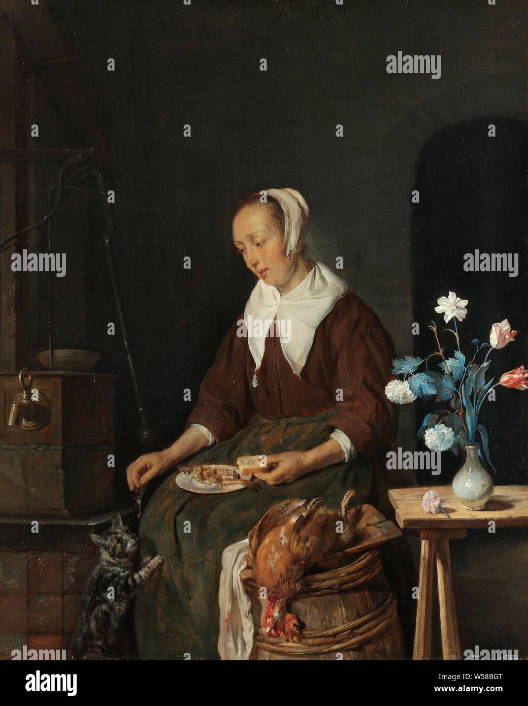 Woman Eating Connu Comme Le Petit Dejeuner Du Chat Femme Au Repas Connu Comme Le Petit Woman Eating Connu Comme Le Petit Dejeuner Du Chat Femme Au Repas Connu Comme Le Petit