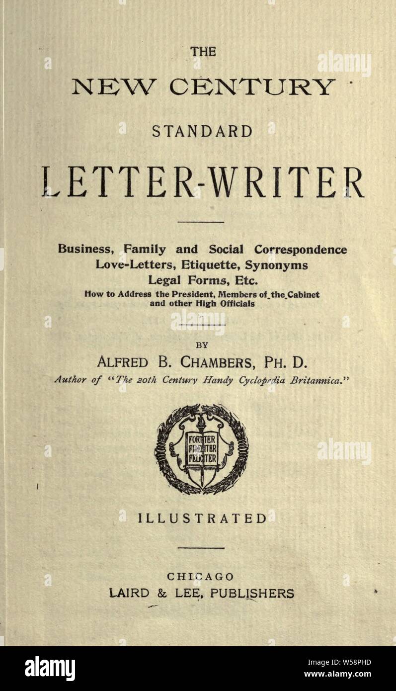 Le Nouveau Siecle Lettre Type Writer Business Familiale Et Sociale De La Correspondance Des Lettres D Amour L Etiquette Des Synonymes Des Formes Juridiques Etc Chambers Alfred B Photo Stock Alamy Le Nouveau Siecle Lettre Type Writer Business Familiale Et Sociale De La Correspondance Des Lettres D Amour L Etiquette Des Synonymes Des Formes Juridiques Etc Chambers Alfred B Photo Stock Alamy