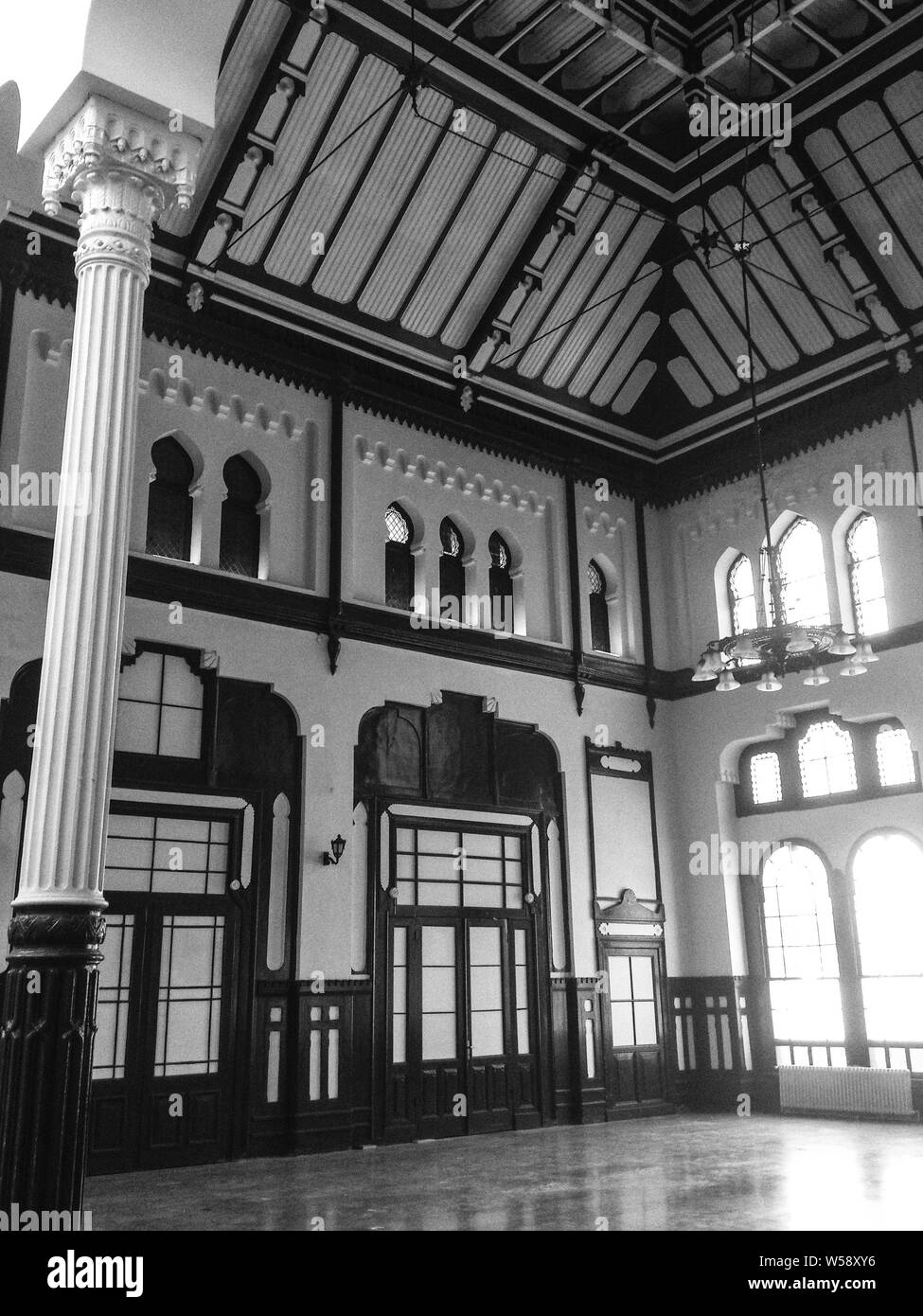 Intérieur de la gare Sirkeci d'Istanbul, Turquie Terminal Banque D'Images