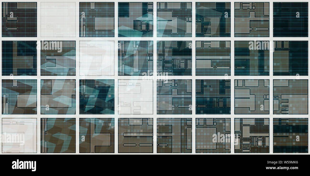 L'analyse de la gestion de données Abstract Background Concept Art Banque D'Images