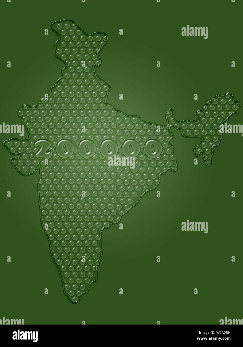 Population de l'Inde Banque D'Images