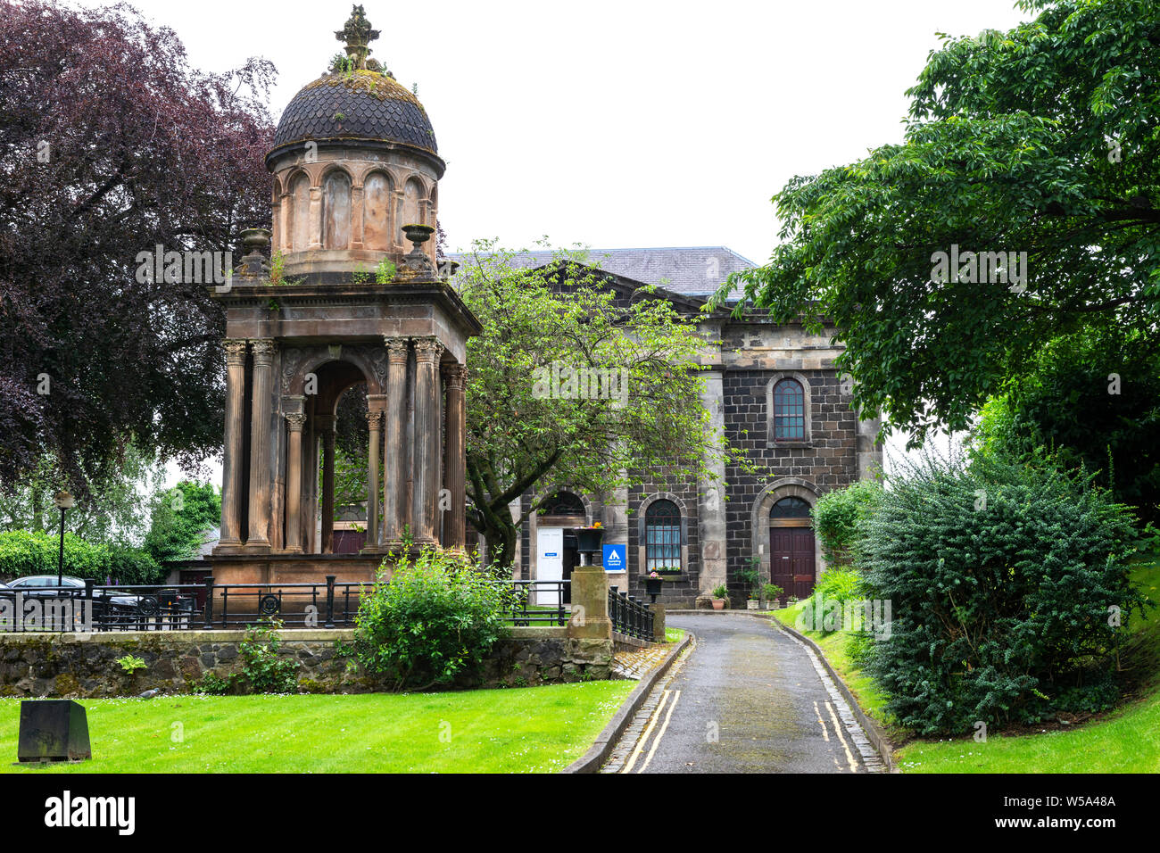 Stirling Youth Hostel off St John Street au coeur de la vieille ville de Stirling, Scotland, UK Banque D'Images