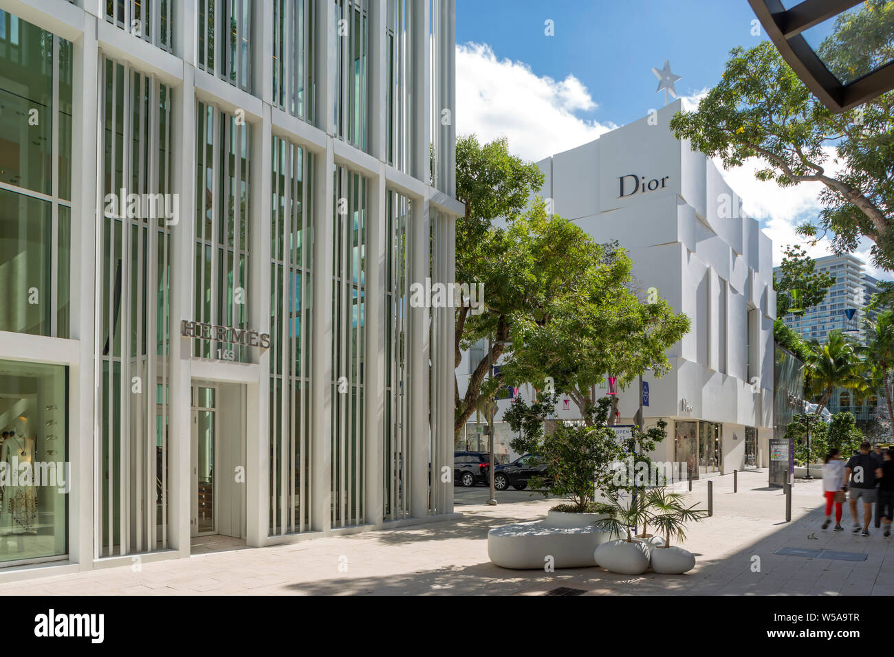 Boutique HERMES HERMES (©2018) NW 39TH STREET MIAMI DESIGN DISTRICT MAIMI PASSAGE FLORIDA USA Banque D'Images