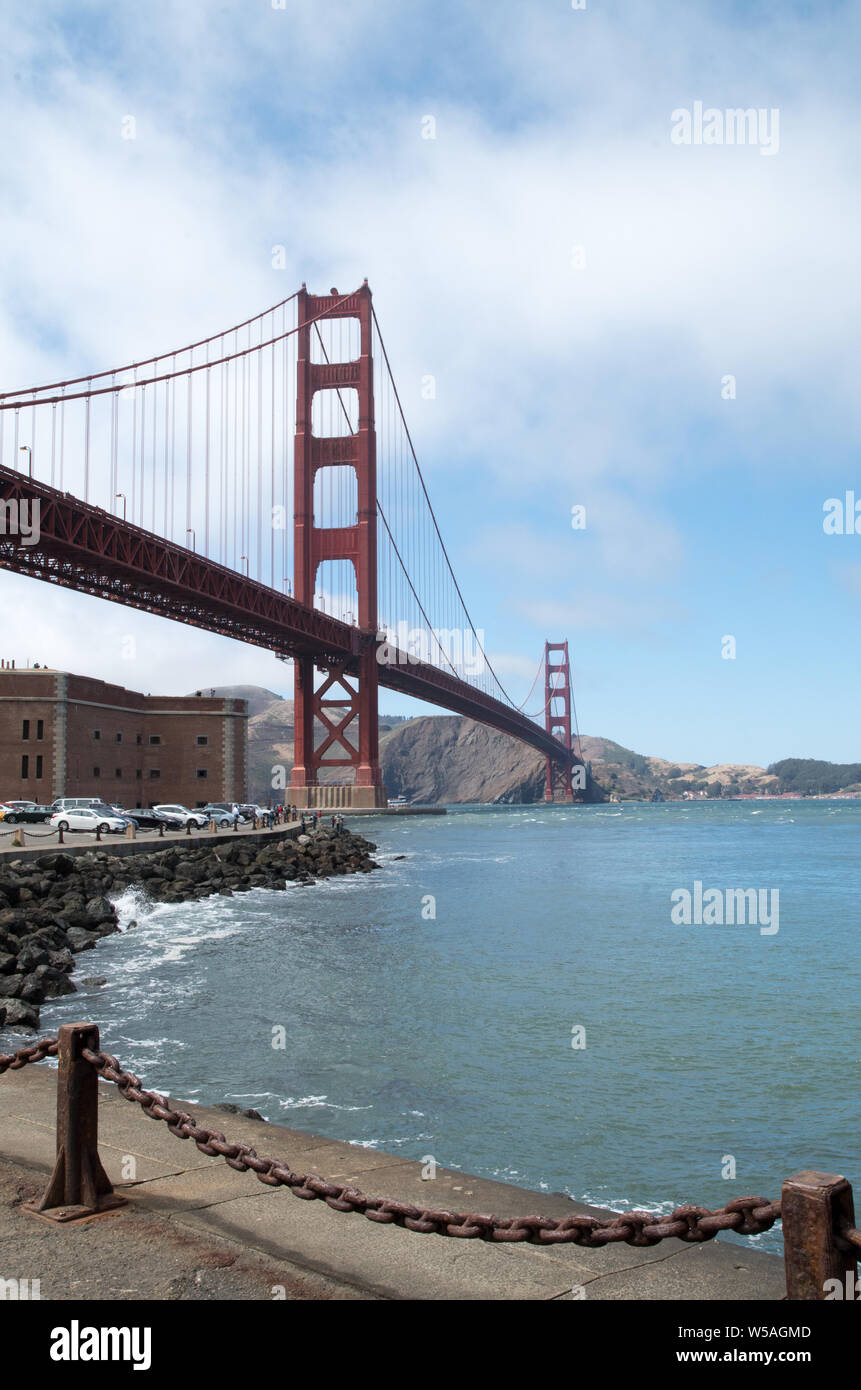 Golden Gate Bridge San Francisco, Californie Banque D'Images