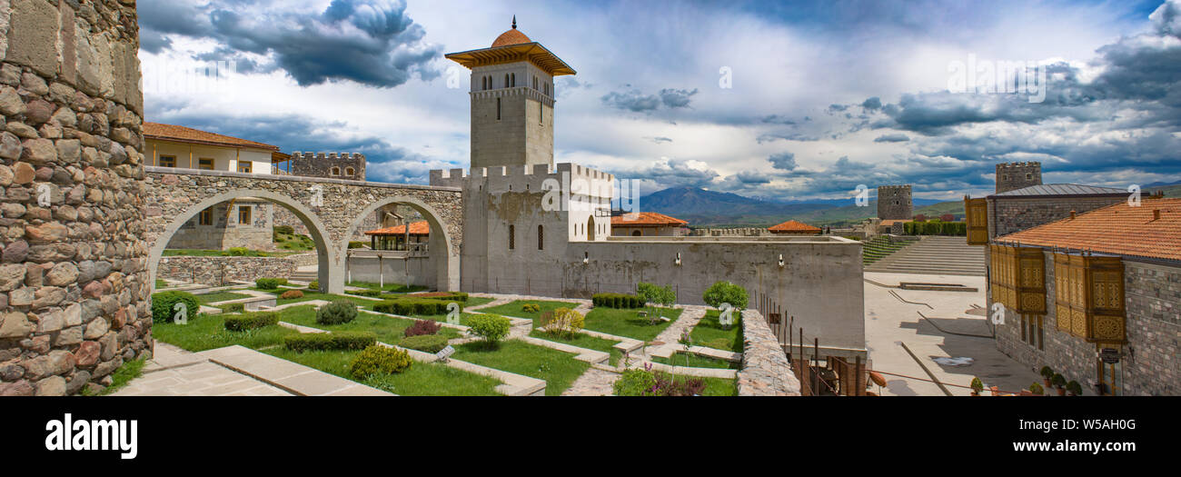 Panorama du château, Rabati, Akhlatsikhe, Géorgie, mai.2017 Banque D'Images