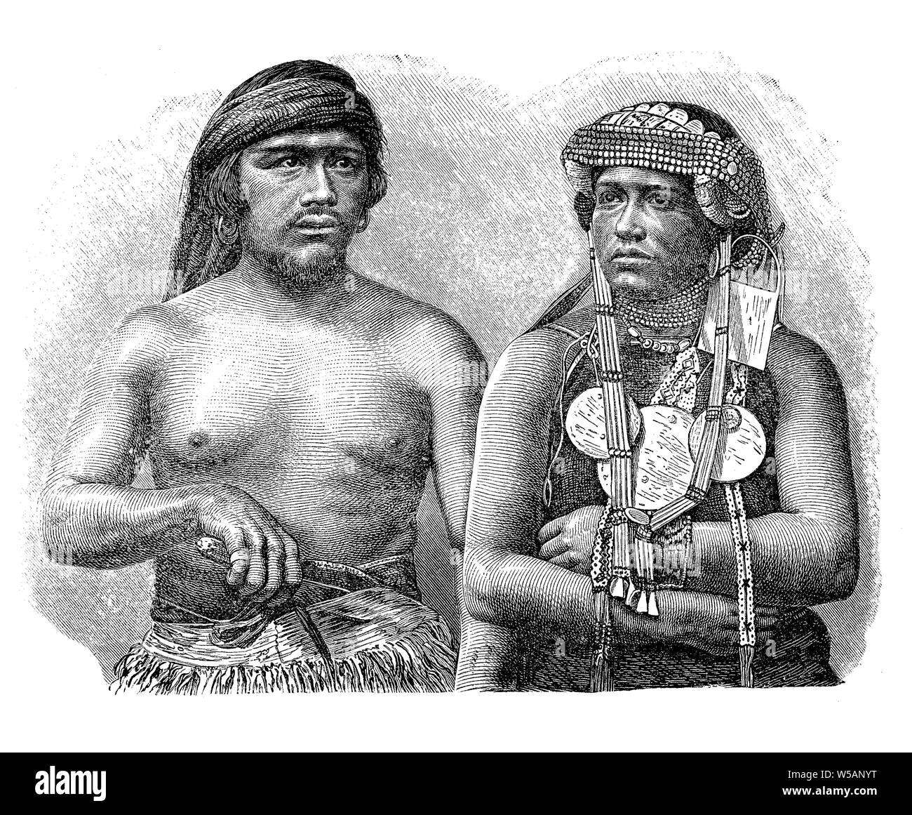 Mapuche connu également comme Araucanians sont habitants du centre-sud du Chili et le sud-ouest de l'Argentine Banque D'Images