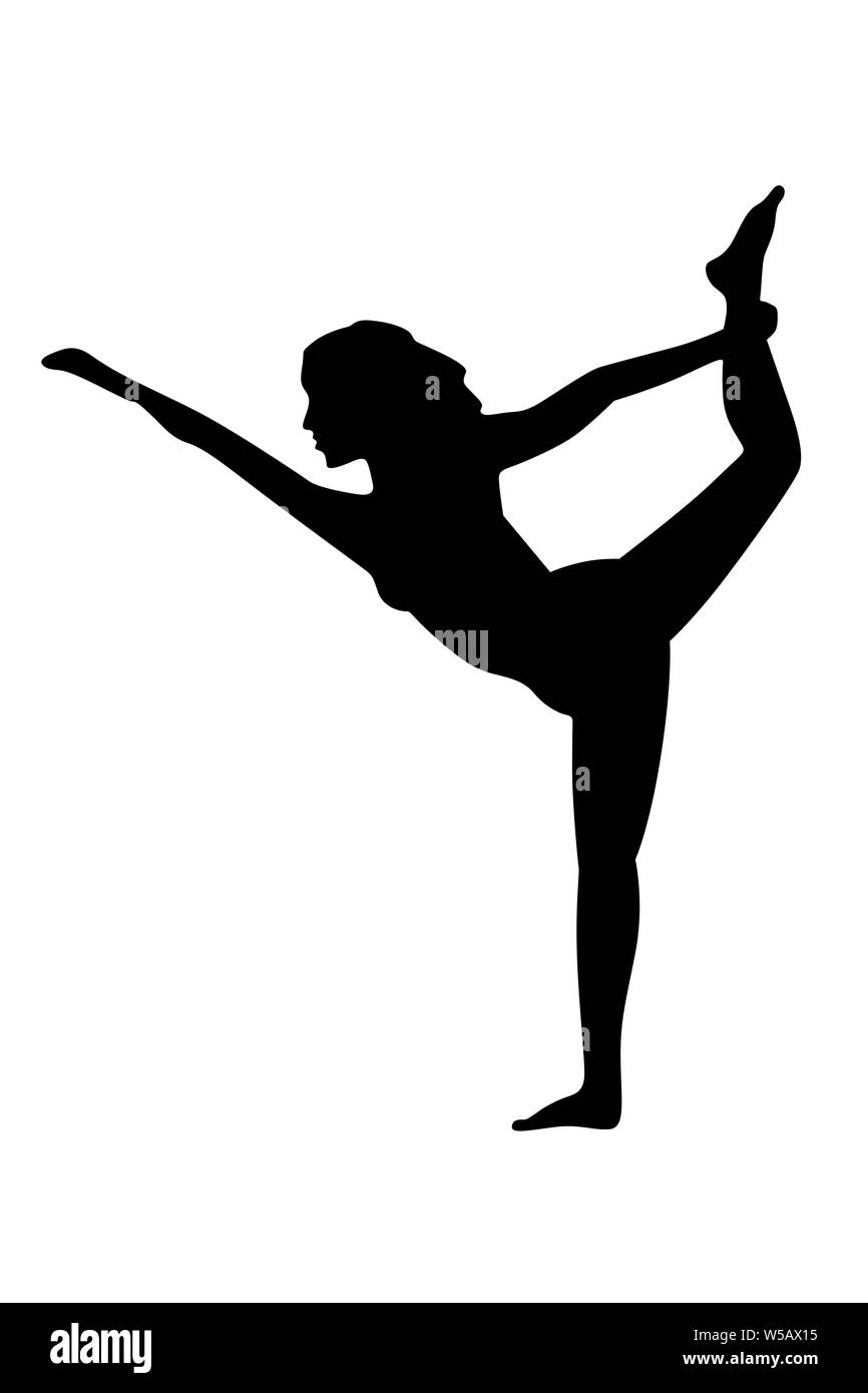 Woman exercising Banque D'Images